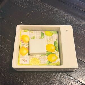 Nora Fleming Rectangular Napkin Holder Base Only EUC